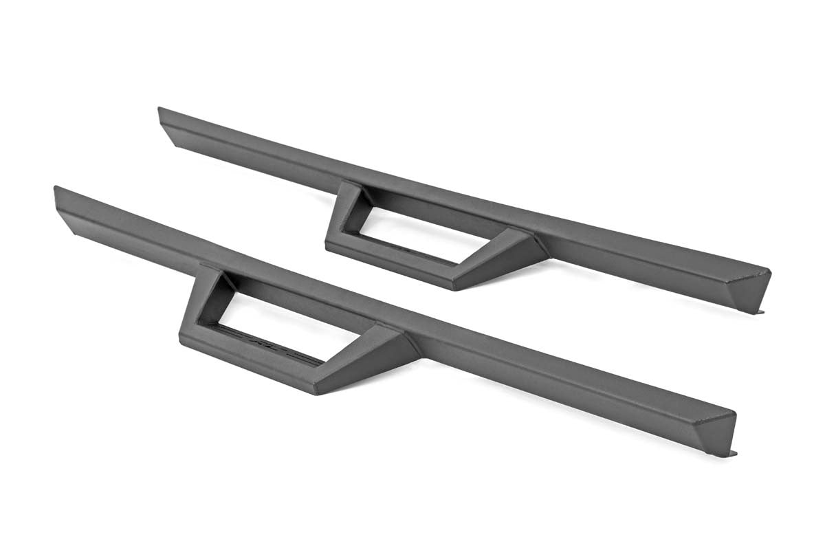 Fits Jeep Wrangler JL 4WD (2018-2024) Contoured Drop Steps; 2 Door; 90761