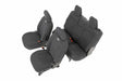 Seat covers for 2018-2024 Jeep Wrangler JL by Rough Country