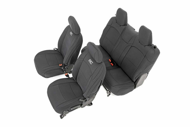 Seat covers for 2018-2024 Jeep Wrangler JL by Rough Country