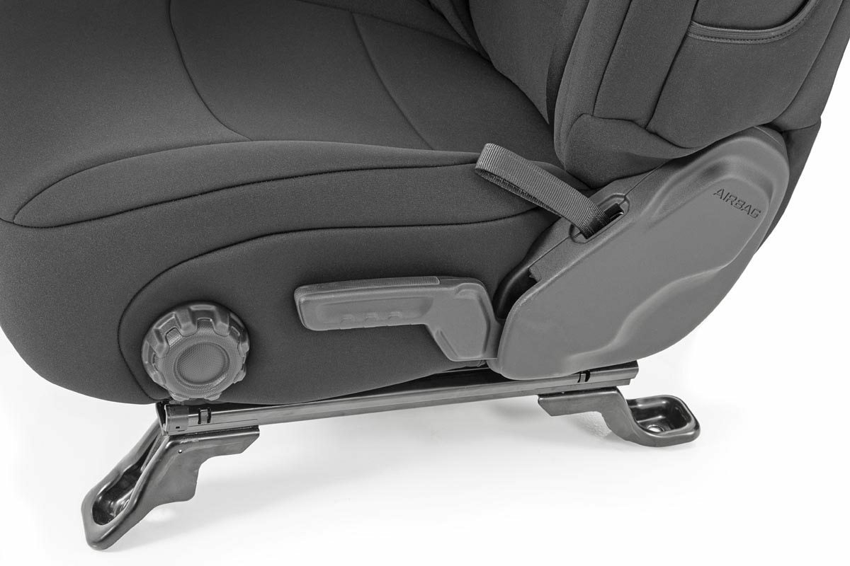 Seat covers for 2018-2024 Jeep Wrangler JL by Rough Country