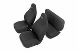Fits Jeep Wrangler TJ 4WD (1997-2002) Seat Covers; Front and Rear; 91000