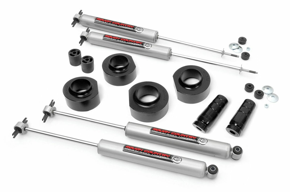 Suspension lift kit for 1997-2006 Jeep Wrangler TJ by Rough Country