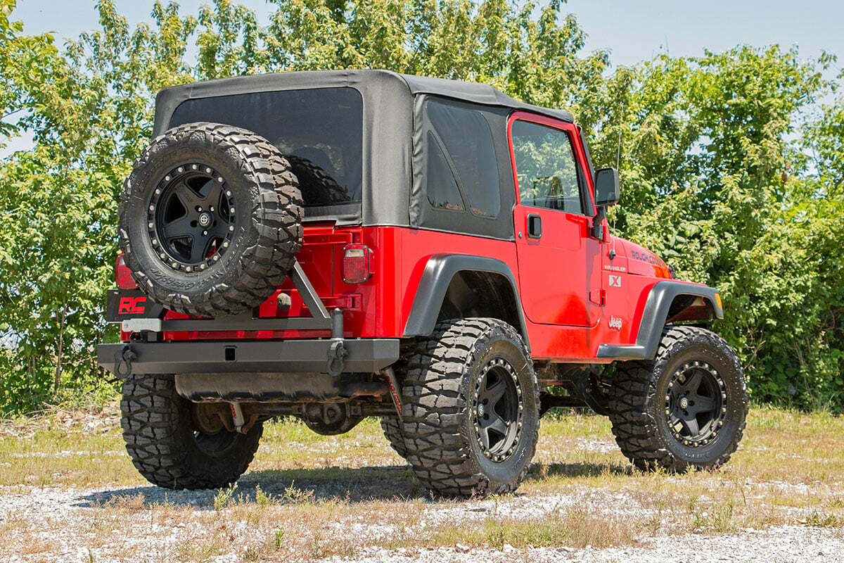 Tire carrier for Jeep Wrangler TJ by Rough Country