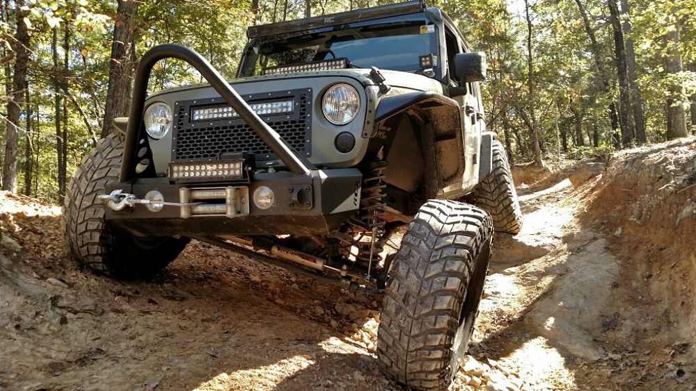 Lift kit for 2007-2018 Jeep Wrangler by Rough Country