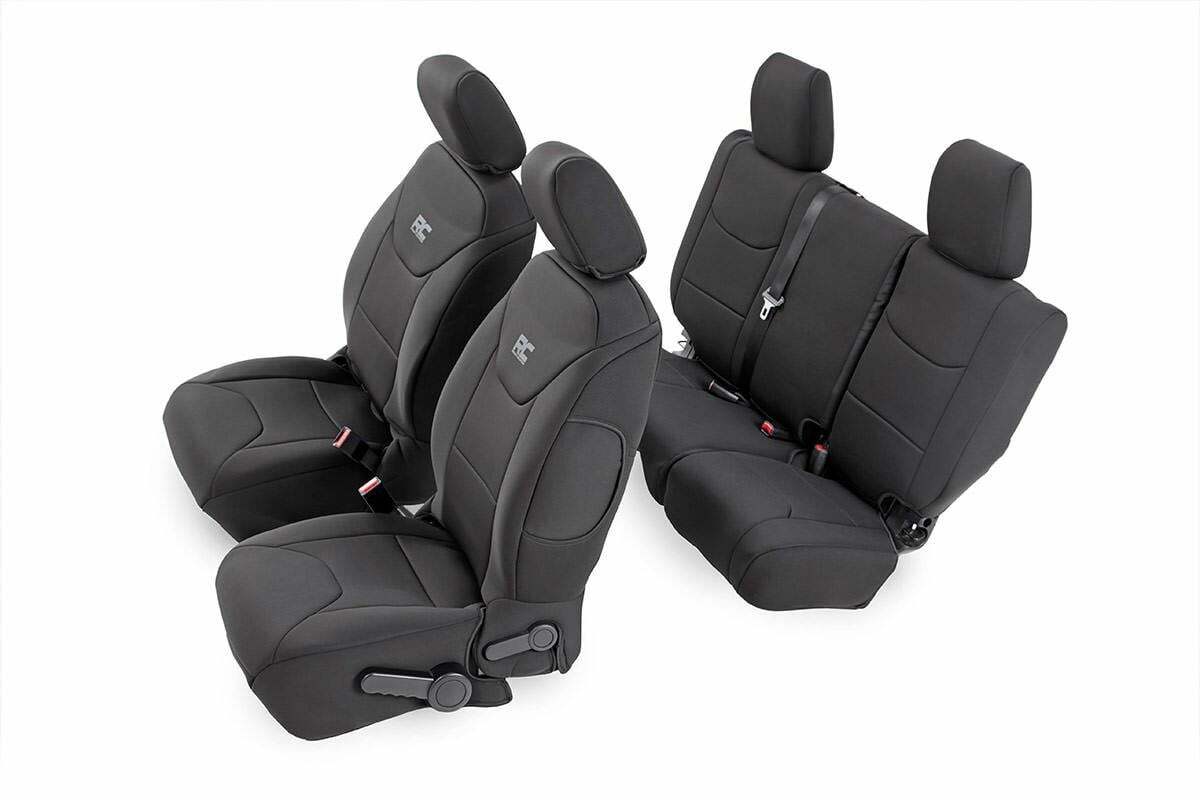 Seat covers for 2013-2018 Jeep Wrangler JK by Rough Country