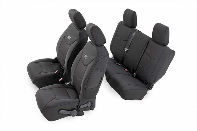 Seat covers for 2013-2018 Jeep Wrangler JK by Rough Country