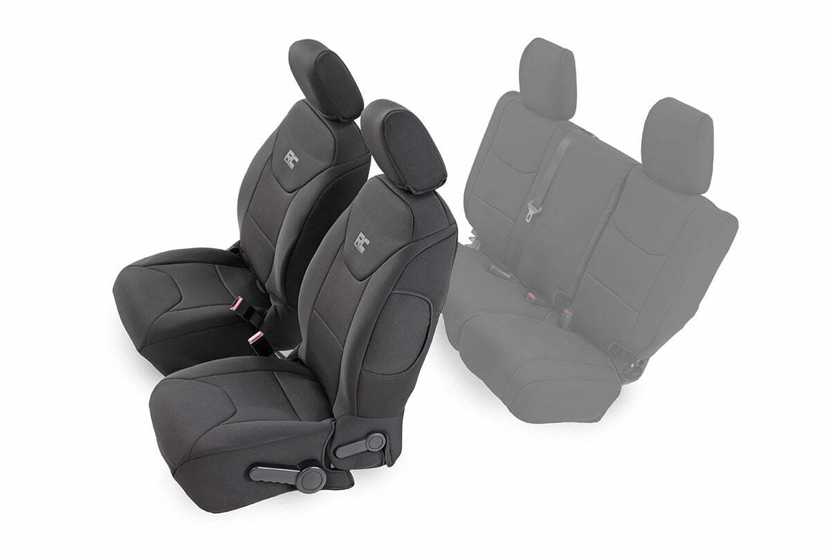 Seat covers for 2013-2018 Jeep Wrangler JK by Rough Country