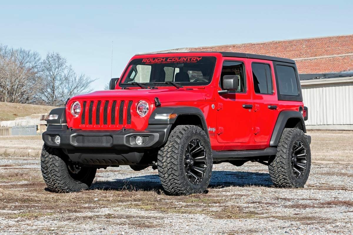Lift kit for 2018-2023 Jeep Wrangler by Rough Country