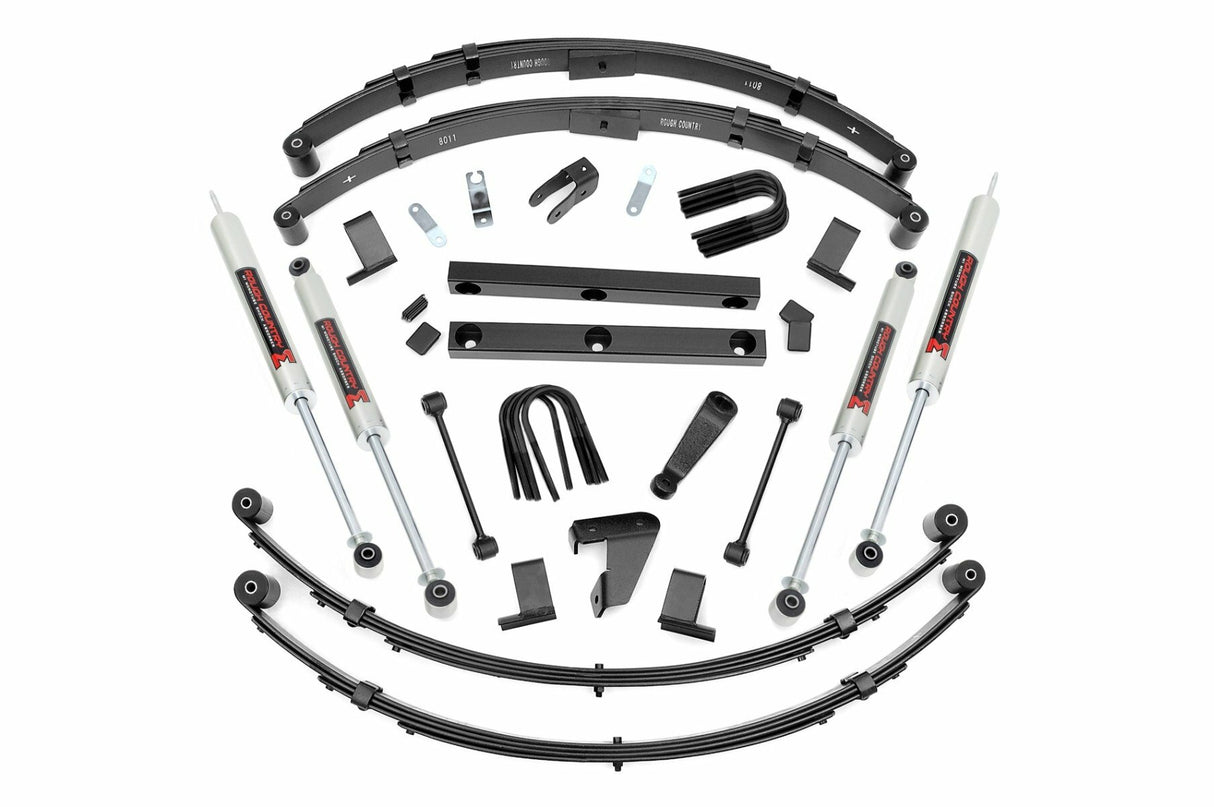 Fits Jeep Wrangler YJ 4WD (1987-1995) 4 Inch Lift Kit; M1; Power Steer; 62040