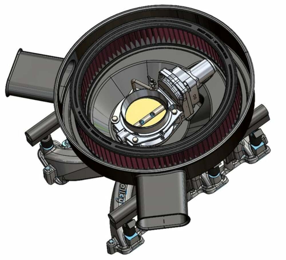 Holley Fits LS3-Style DBW Throttle Body - Cotton Gauze Element 120-521