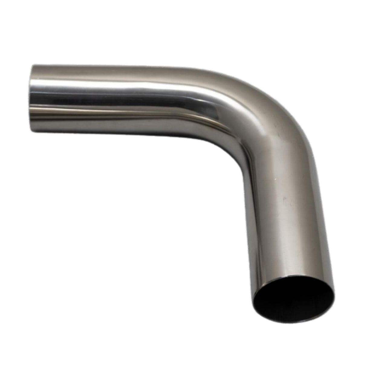 Fits Mandrel Bend304SS Polished 3.5"90 deg 1.5D 6" Leg Exhaust Pipe -MS350-90