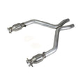 t Fits Mustang V6 Short Mid X Pipe W/ Converters For Use W/ 1642/0 Headers-1461 BBK Performance
