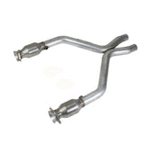 t Fits Mustang V6 Short Mid X Pipe W/ Converters For Use W/ 1642/0 Headers-1461 BBK Performance
