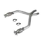 t Fits Mustang V6 Short Mid X Pipe W/ Converters For Use W/ 1642/0 Headers-1461 BBK Performance