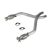 t Fits Mustang V6 Short Mid X Pipe W/ Converters For Use W/ 1642/0 Headers-1461 BBK Performance