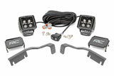 Fits Nissan Frontier(22-24) LED Light Ditch Mount 2" Black Pair Amber DRL 71067