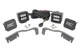 Fits Nissan Frontier (22-24) LED Light Kit Ditch Mount 2" Black Pair Spot 71064