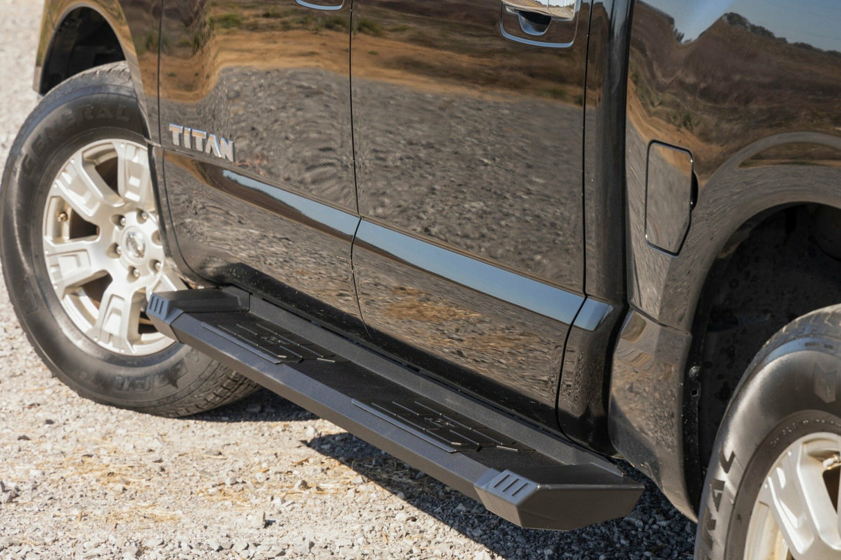 Running boards for 2004-2024 Nissan Titan by Rough Country