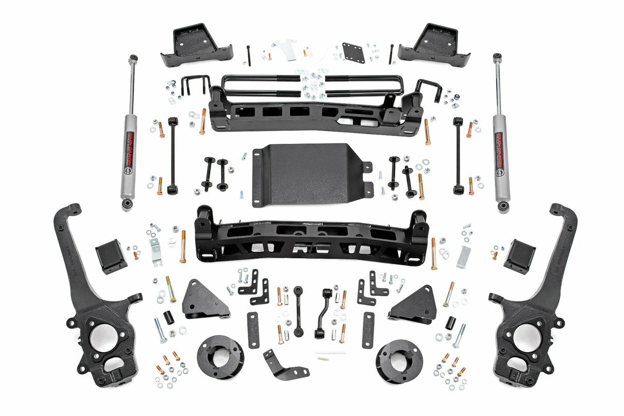 Fits Nissan Titan 4WD (2017-2024) 6 Inch Lift Kit; 87820A