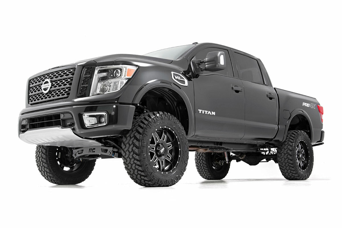 Fits Nissan Titan 4WD (2017-2024) 6 Inch Lift Kit; 87820A