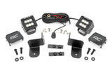 Fits Polaris Ranger 1000 LED Light Rear Mount 2" Black Pair  93083