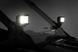 Fits Polaris RZR PRO XP LED Light; A Pillar Mount; 2" Black Pair;  DRL; 93080