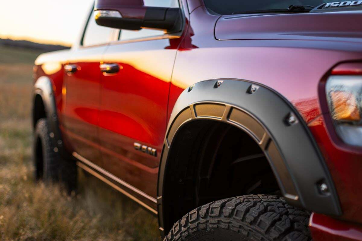 Fits Ram 1500 (2019-2024) Fender Flares Defender PRS Rosso Speed A-D10914-PRS