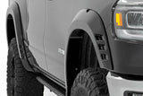 Fits Ram 1500 2WD/4WD (2019-2024) Fender Flares; SF1; PXQ Black; F-D319201-PXQ