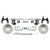 Rear GM 1955-1968 Full Size 10/12 Bolt Disc Brake Kit w/E-Brake DBK1012FS Brakes MBM