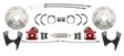 Rear GM 1955-68 10/12; Disc Brake w/E-Brake &Slotted Rotor-Red DBK1012FSLXR Brakes MBM