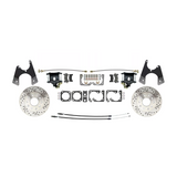 Rear GM A, F, X 10/12 Bolt Disc Brake w/E-Brake &Slotted-Black DBK1012LXB Brakes MBM