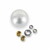 Hurst Fits Shifters W/M16X1.5 Billet Shift Knob- 5-Speed Pattern Silver-163502HST