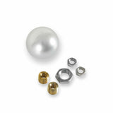 Hurst Fits Shifters W/M16X1.5 Billet Shift Knob-No Shift Pattern Silver-163002HST