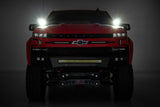Fits Silverado 1500(19-24) LED Light Ditch Mount 2" Black Pair Amber DRL 70844
