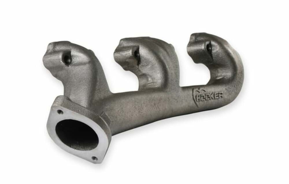 Hooker Fits Small Block Chevy, 2.5" Collector-Natural Finish, Exhaust Manifold 8525HKR