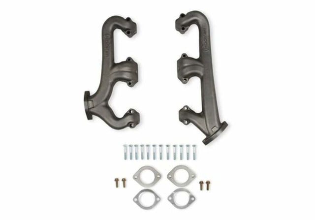 Hooker Fits Small Block Chevy, Raised D-Port, 2.5", Natural, Exhaust Manifolds 8527HKR for 1968-1974 Chevy El Camino black ceramic coated