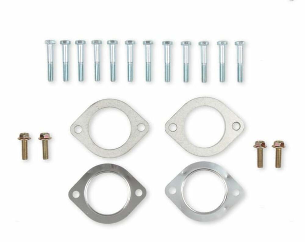 Hooker Fits Small Block Chevy, Raised D-Port, 2.5", Natural, Exhaust Manifolds 8527HKR