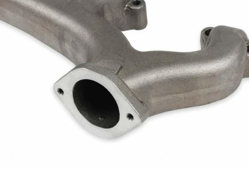 Hooker Fits Small Block Chevy, Raised D-Port, 2.5", Natural, Exhaust Manifolds 8527HKR