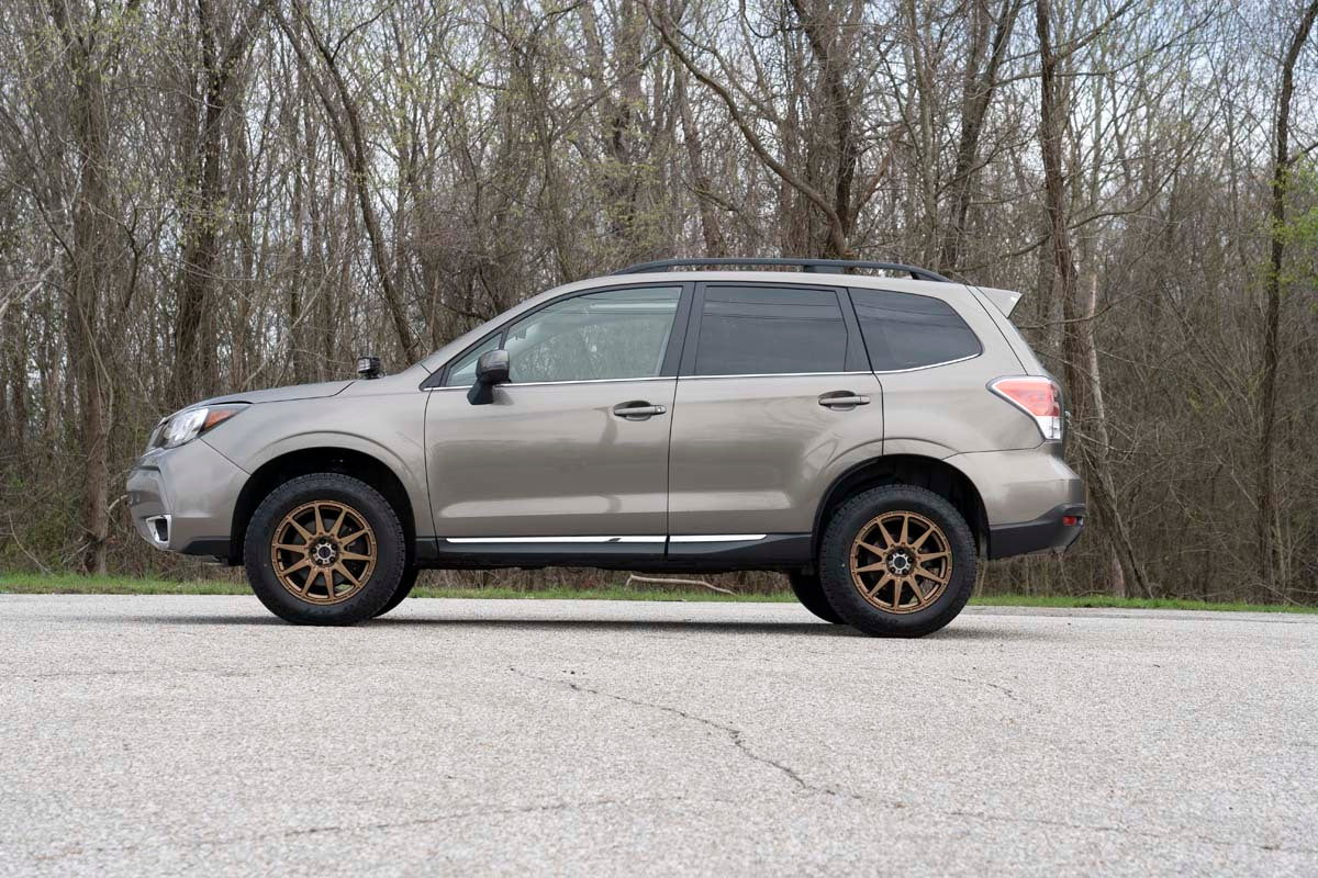 Fits Subaru Forester 4WD (2014-2018) 2 Inch Lift Kit; Loaded Strut; 90501