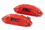 Fits Toyota 4Runner 2&4WD (2003-2024) Caliper Covers; Front and Rear; Red; 71149