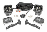 Fits Toyota Tacoma(05-15) LED Light Ditch Mount 2" Black Pair White DRL 71089