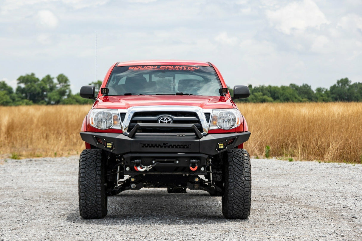 Fits Toyota Tacoma(05-15) LED Light Ditch Mount 2" Black Pair White DRL 71089