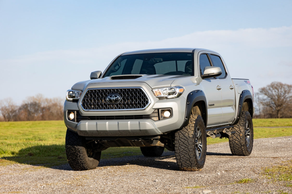 Fits Toyota Tacoma (16-23) Pocket Fender Flares 4V6 Quicksand F-T11621A-4V6