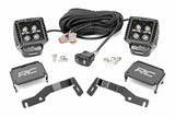 Fits Toyota Tacoma(2024) LED Light Kit Ditch Mount 2" Black Pair White DRL 72103