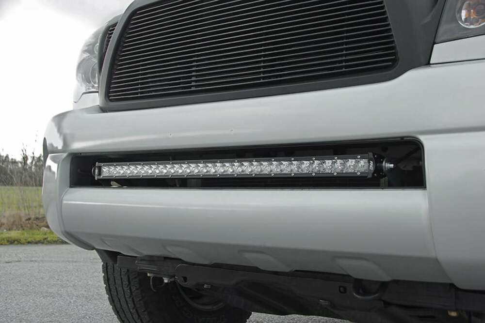 Fits Toyota Tacoma 2WD/4WD (2005-2015) LED Light Mount; Lower Grill; 30"; 70542