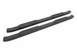 Fits Toyota Tacoma 2WD/4WD (2005-2023) Oval Nerf Step; Double Cab; Black; 21008
