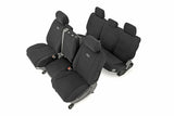 Fits Toyota Tundra 2&4WD (07-13) Seat Covers; FR w/ Console Cover and Rear 91060