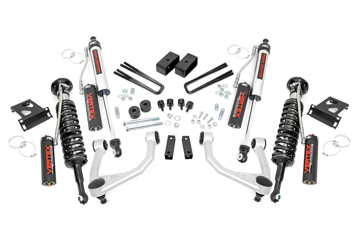 Fits Toyota Tundra 4WD (2007-2021) 3.5 Inch Lift Kit; Vertex; 76850