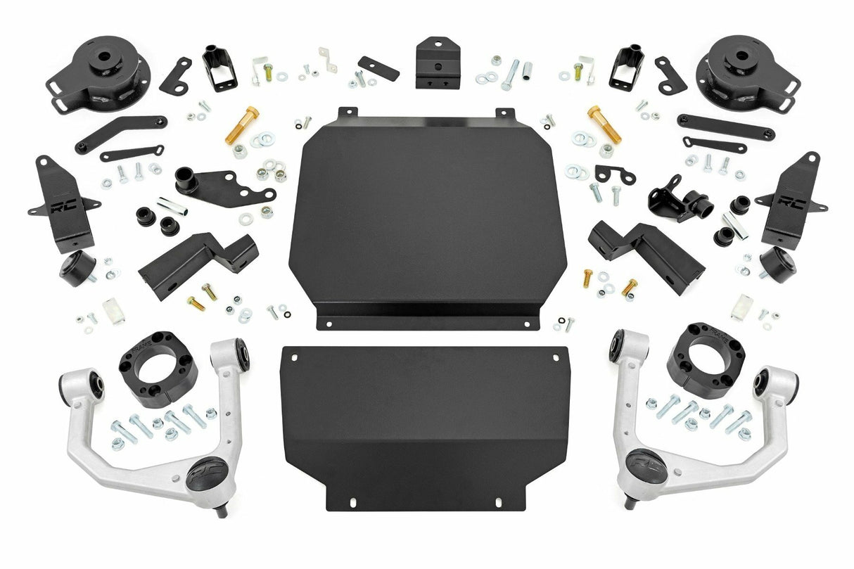Fits Toyota Tundra 4WD (2022-2024) 3.5 Inch Lift Kit; Rear Air Ride; 71300