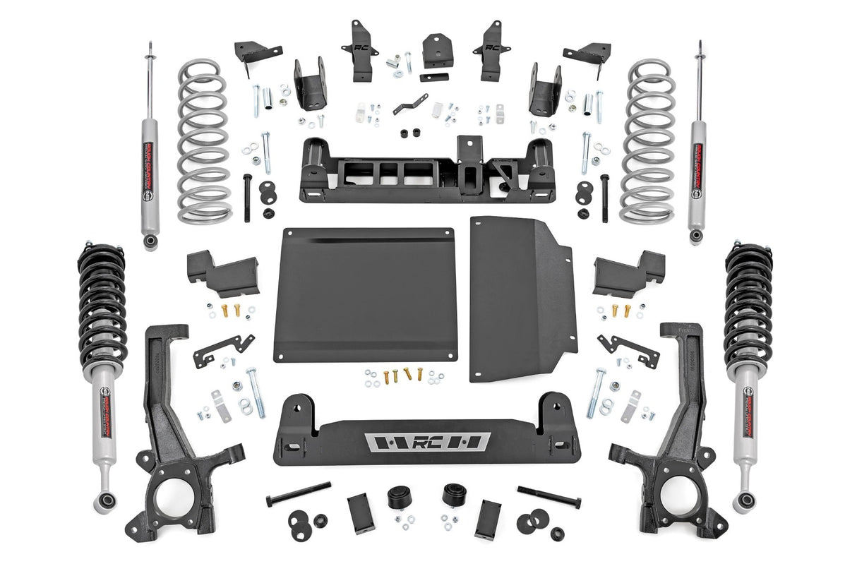 Fits Toyota Tundra 4WD (2022-2024) 6 Inch Lift Kit; N3 Strut; Rear Coil; 71231